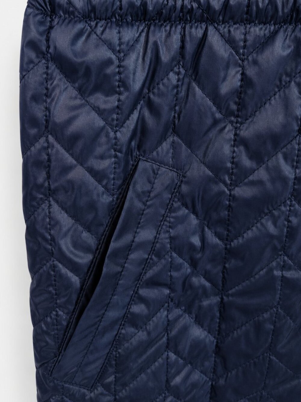 NWT Chico’s Zenergy Reversible Quilted Vest Size 2 12/14 Navy Star Print - Picture 5 of 5